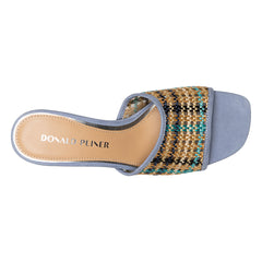 RIKKI | Women Donald Pliner Shoes Navy Multi Raffia