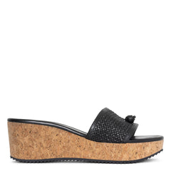 SILLI | Women Donald Pliner Shoes Black Cork