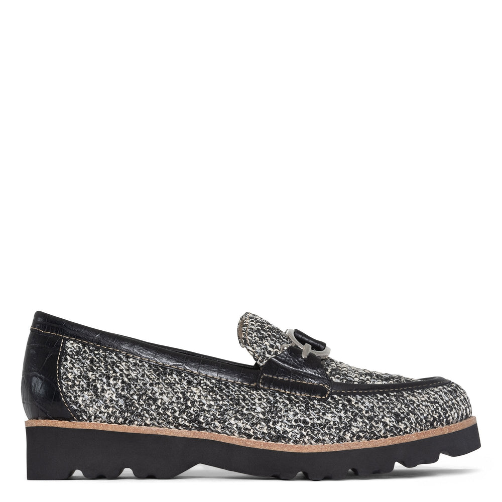 CLIO | Women Donald Pliner Shoes Black White Raffia