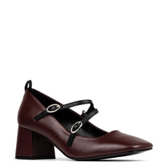 GAZZE | Women Donald Pliner Shoes Wine Black Multi