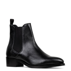 ASHFORD | Men Donald Pliner Shoes Black Lizard Print Leather
