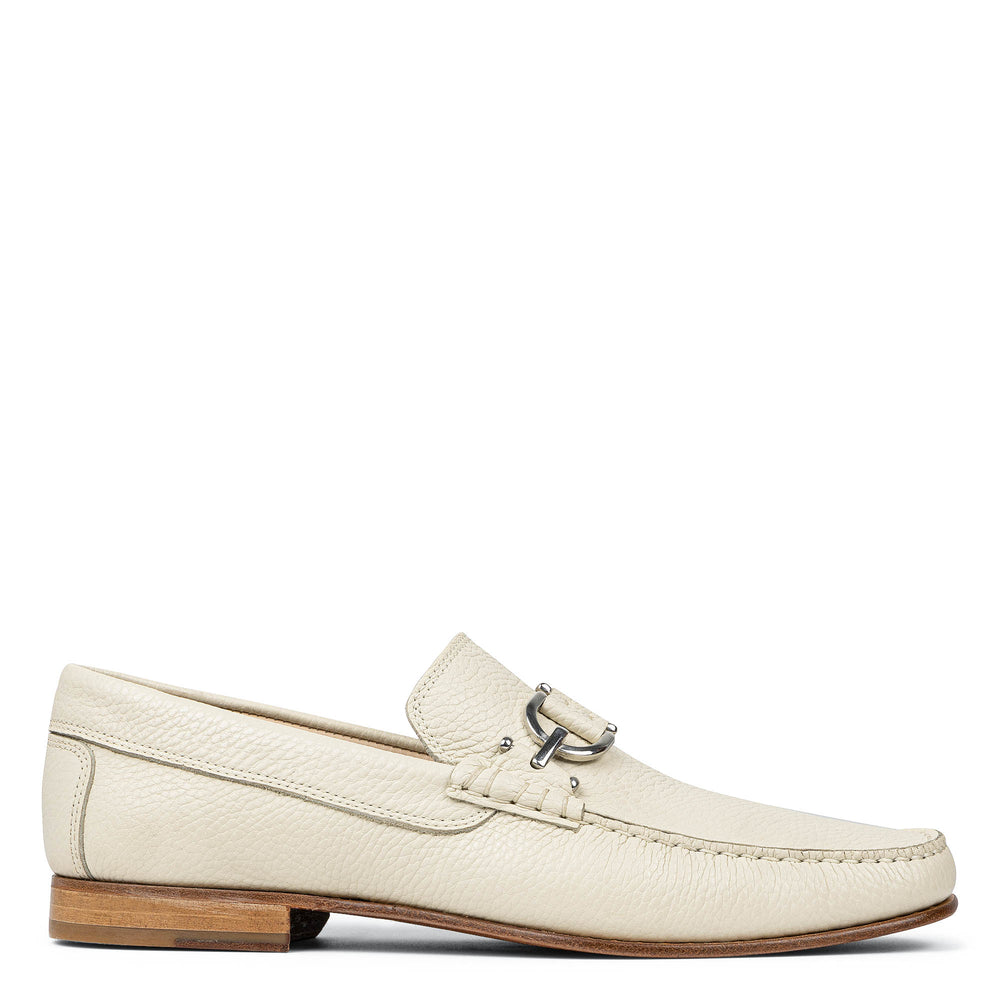 DACIO | Men Donald Pliner Shoes Off White Pebbled Leather