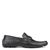 DACIO DRIVER | Men Donald Pliner Shoes Black Tumbled Leather