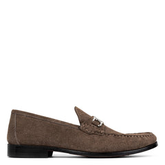 EVANSTON | Men Donald Pliner Shoes Dark Taupe Suede