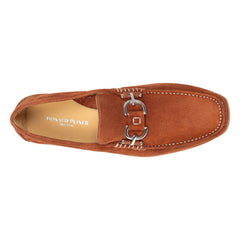 DACIO DRIVER | Men Donald Pliner Shoes Cognac Suede