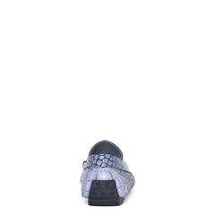 DACIO DRIVER | Men Donald Pliner Shoes Ocean Blue Croco