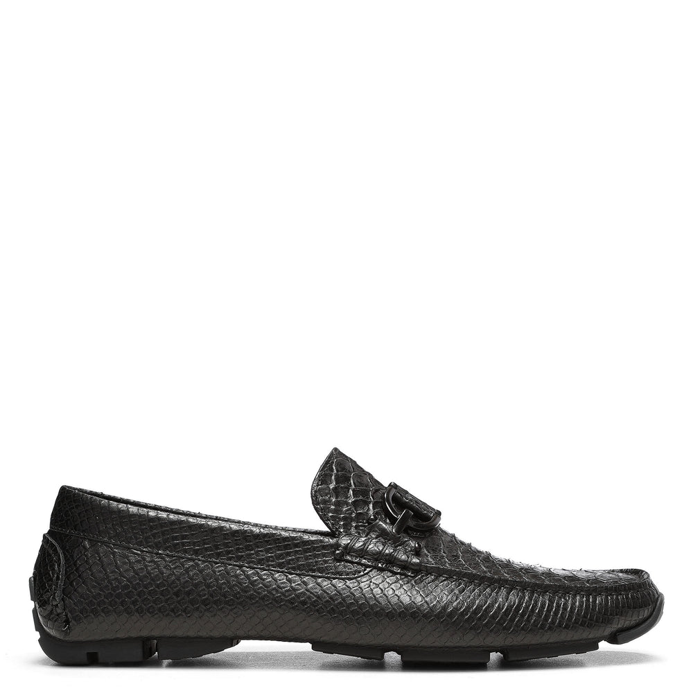 DACIO DRIVER | Men Donald Pliner Shoes Black Snake