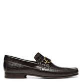 DACIO | Men Donald Pliner Shoes Dark Brown Croco