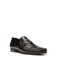 DACIO | Men Donald Pliner Shoes Dark Brown Croco