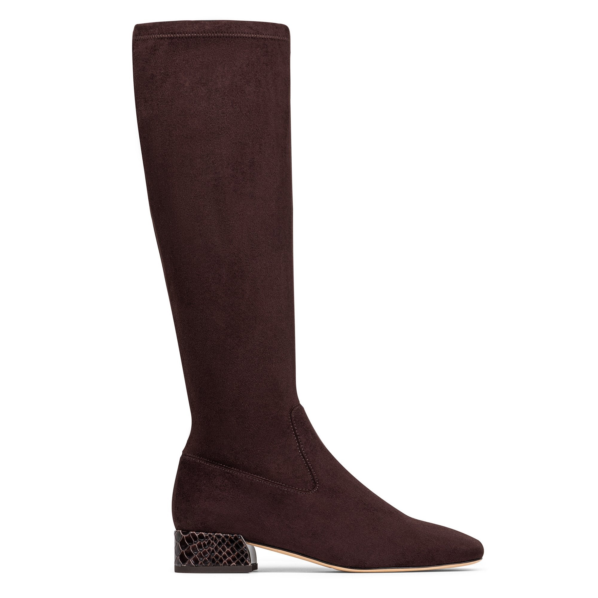 DOLORES KNEE-HIGH | Women Donald Pliner Shoes Dark Brown Suede