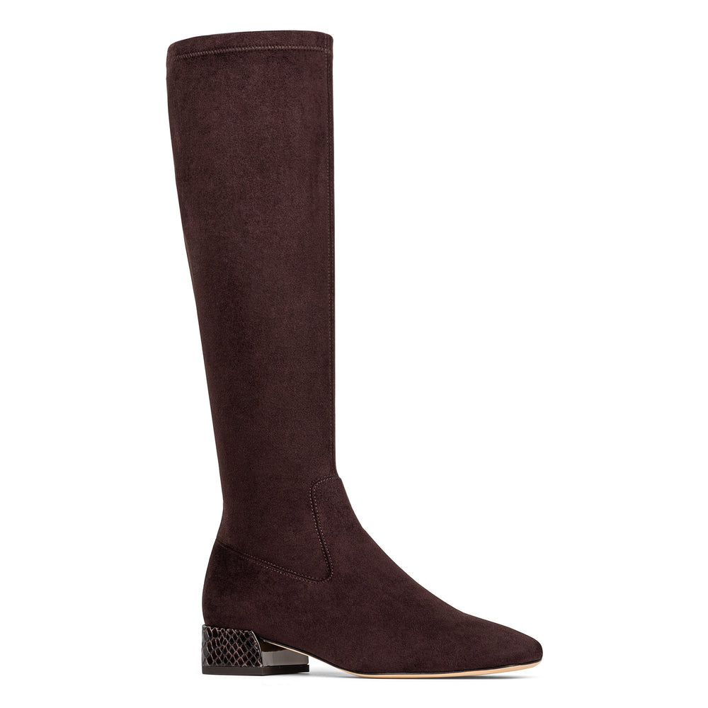 DOLORES KNEE-HIGH | Women Donald Pliner Shoes Dark Brown Suede