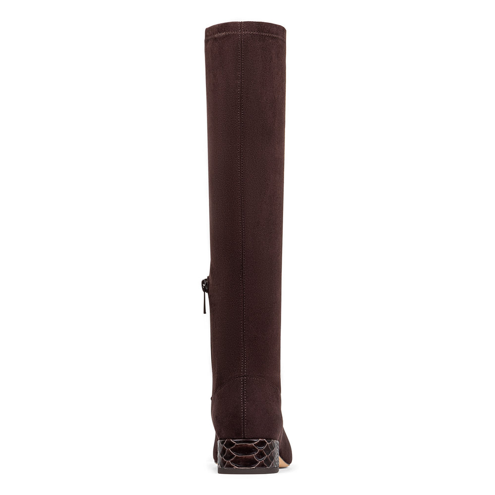 DOLORES KNEE-HIGH | Women Donald Pliner Shoes Dark Brown Suede