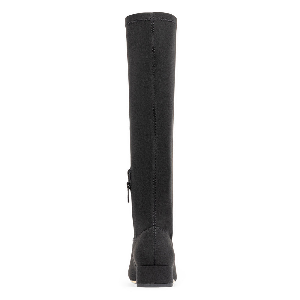 DOLORES KNEE-HIGH | Women Donald Pliner Shoes Black Crepe
