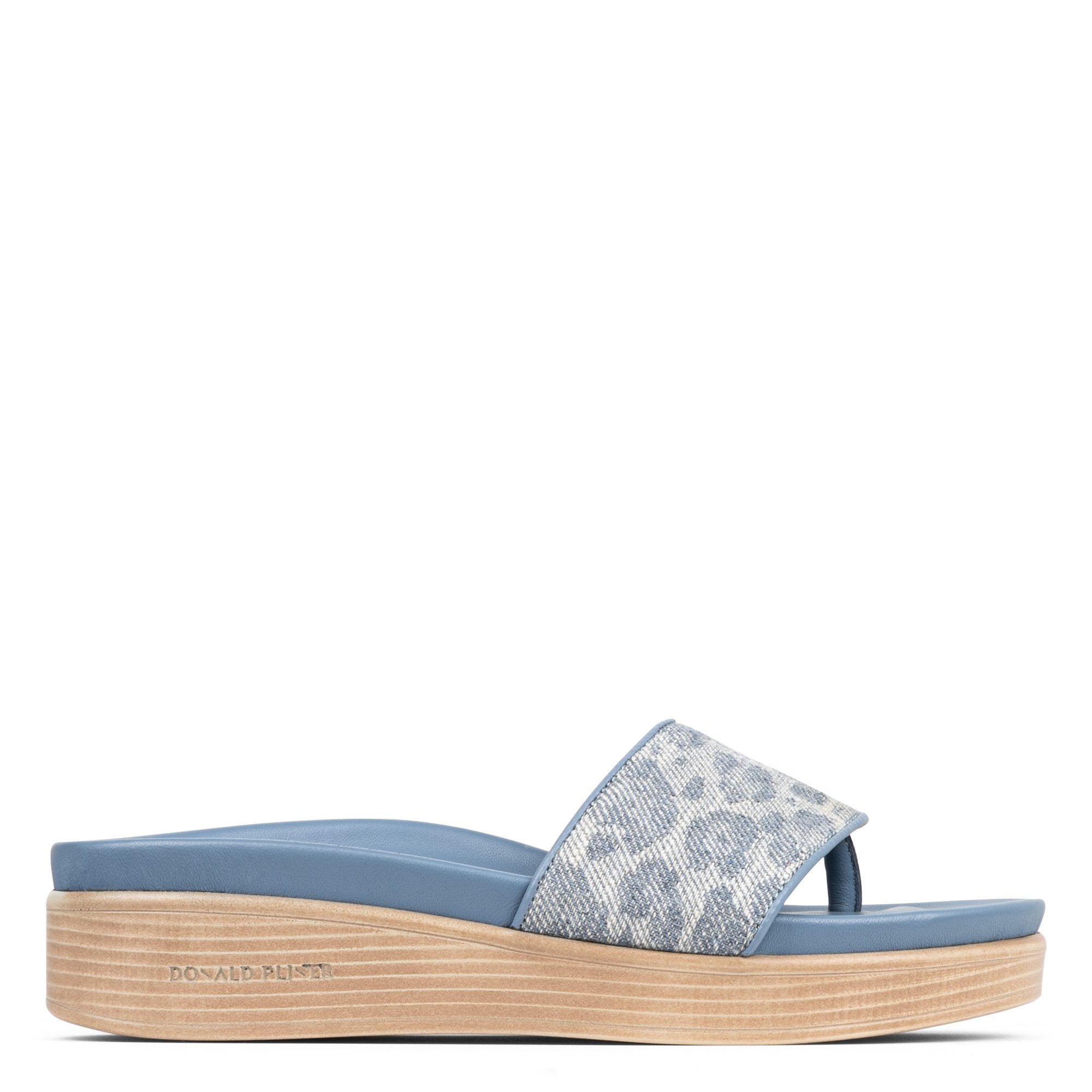 FIFI | Women Donald Pliner Shoes Denim Leopard