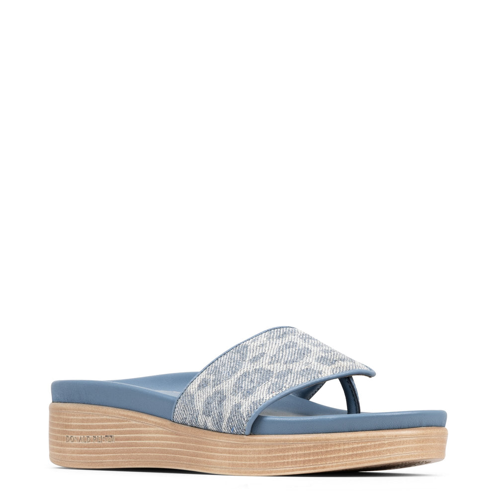 FIFI | Women Donald Pliner Shoes Denim Leopard