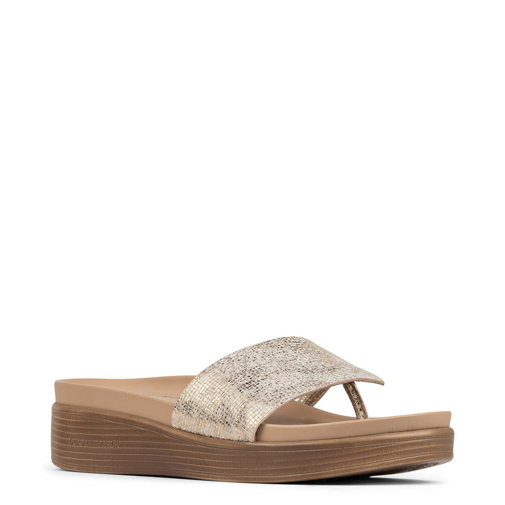 FIFI | Women Donald Pliner Shoes Camel Metallic