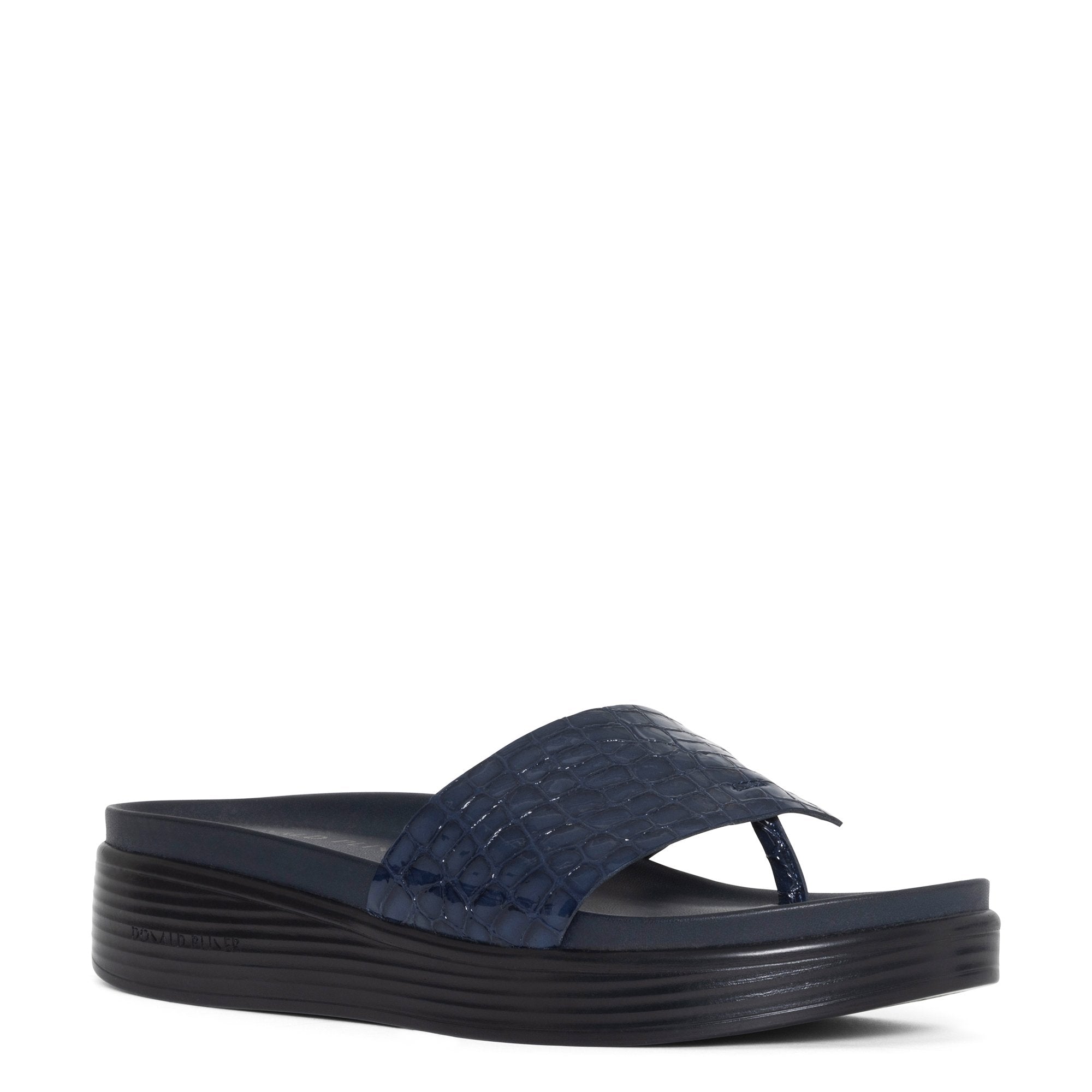 FIFI | Women Donald Pliner Shoes Navy Croco