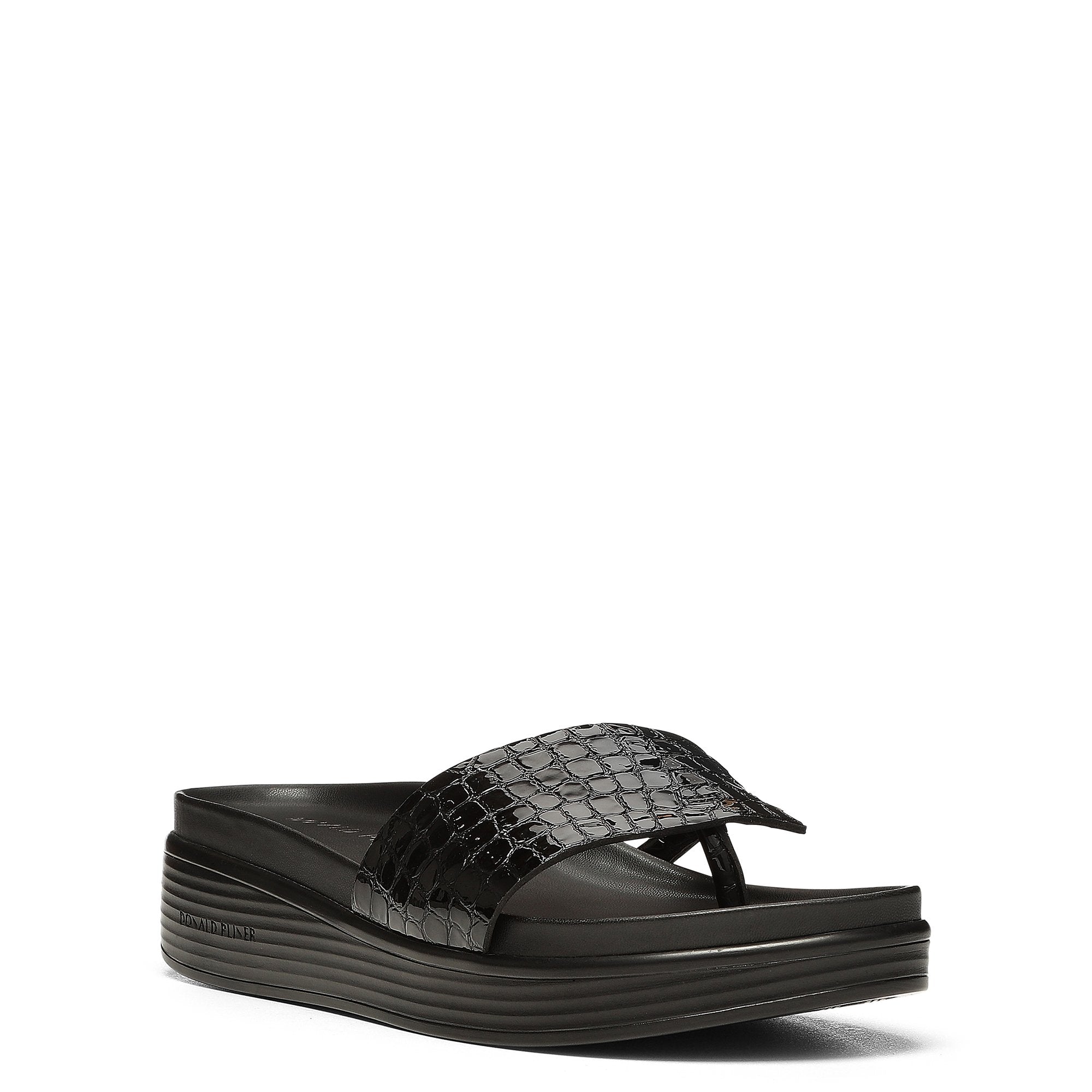 FIFI | Women Donald Pliner Shoes Black Croco
