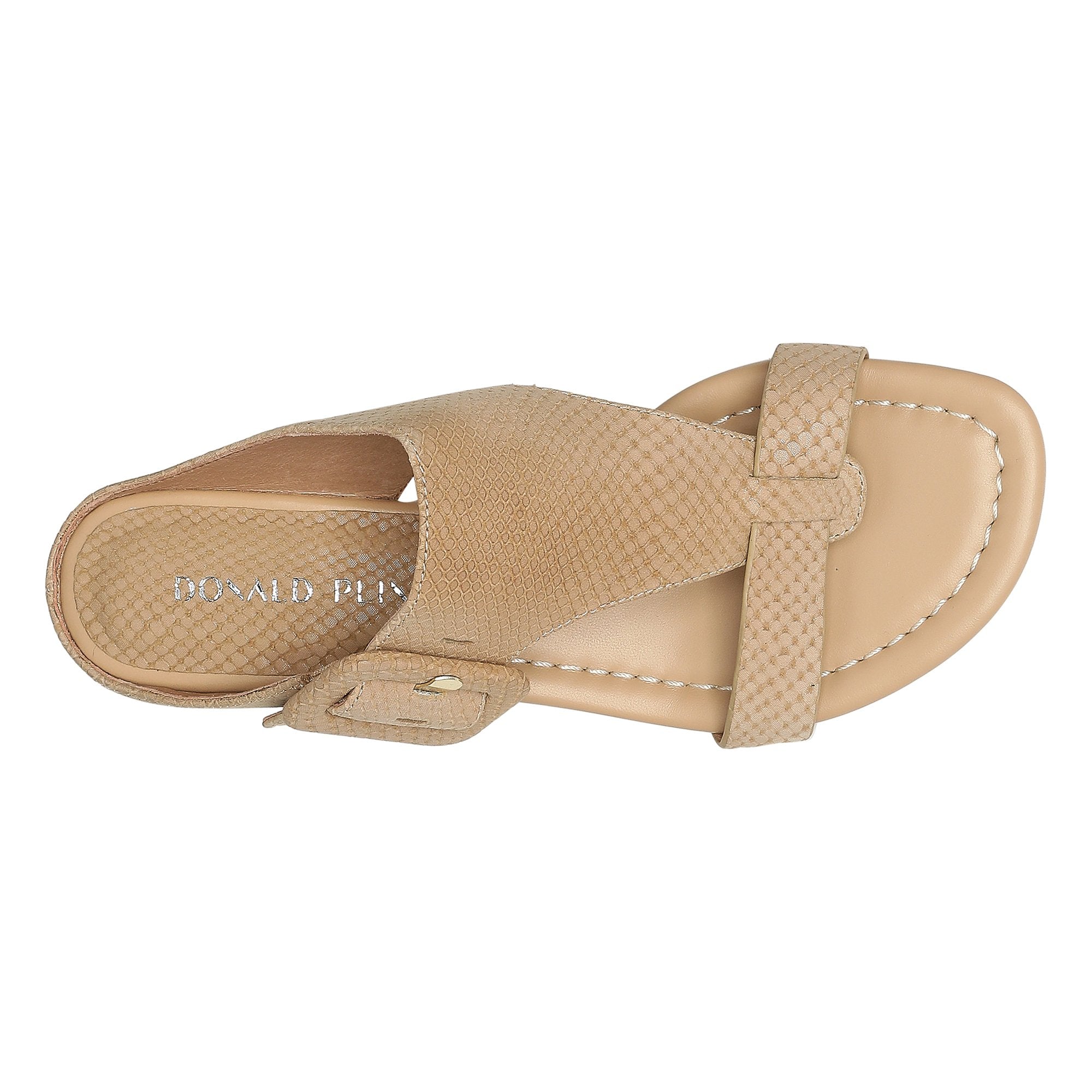 OFELIA | Women Donald Pliner Shoes Sand Metallic Snake