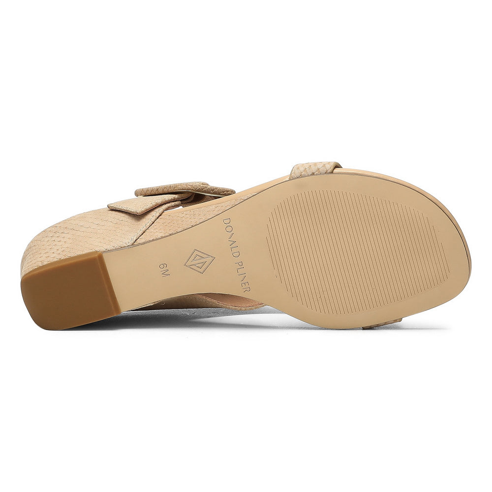 OFELIA | Women Donald Pliner Shoes Sand Metallic Snake