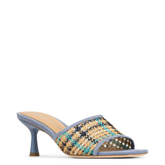 RIKKI | Women Donald Pliner Shoes Navy Multi Raffia