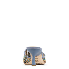 RIKKI | Women Donald Pliner Shoes Navy Multi Raffia