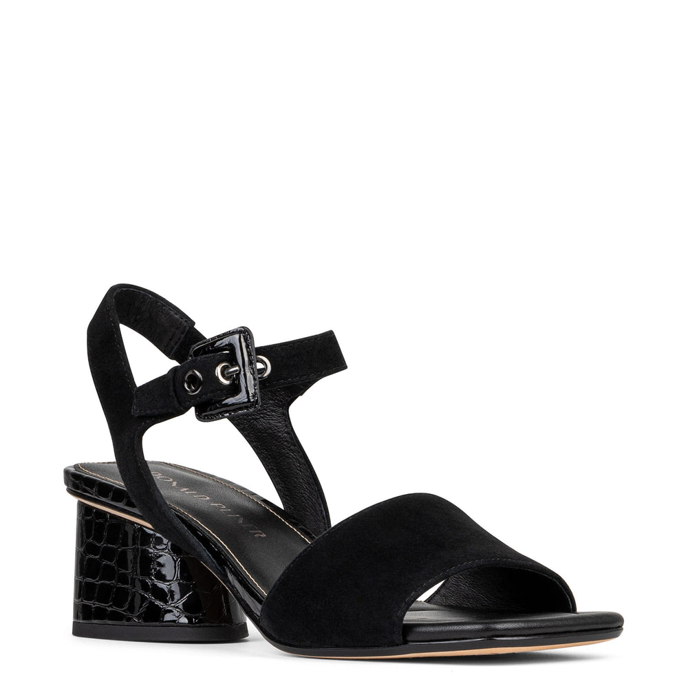 AARO | Women Donald Pliner Shoes Black Suede