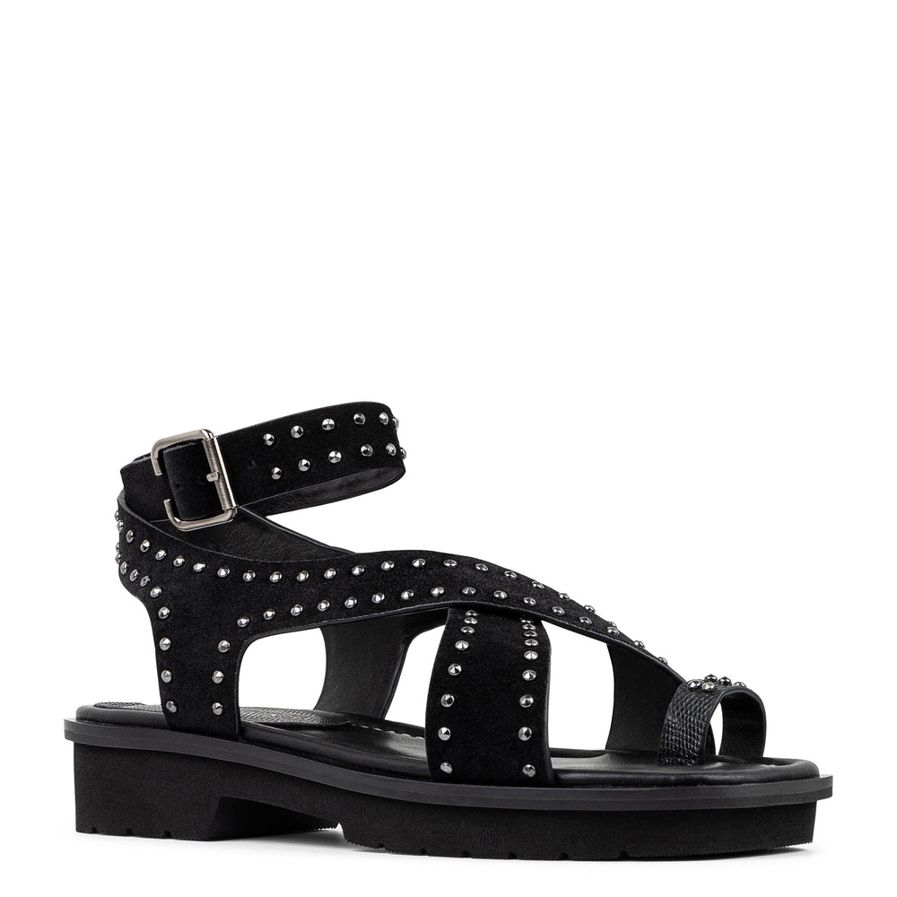 THALITA | Women Donald Pliner Shoes Black Suede