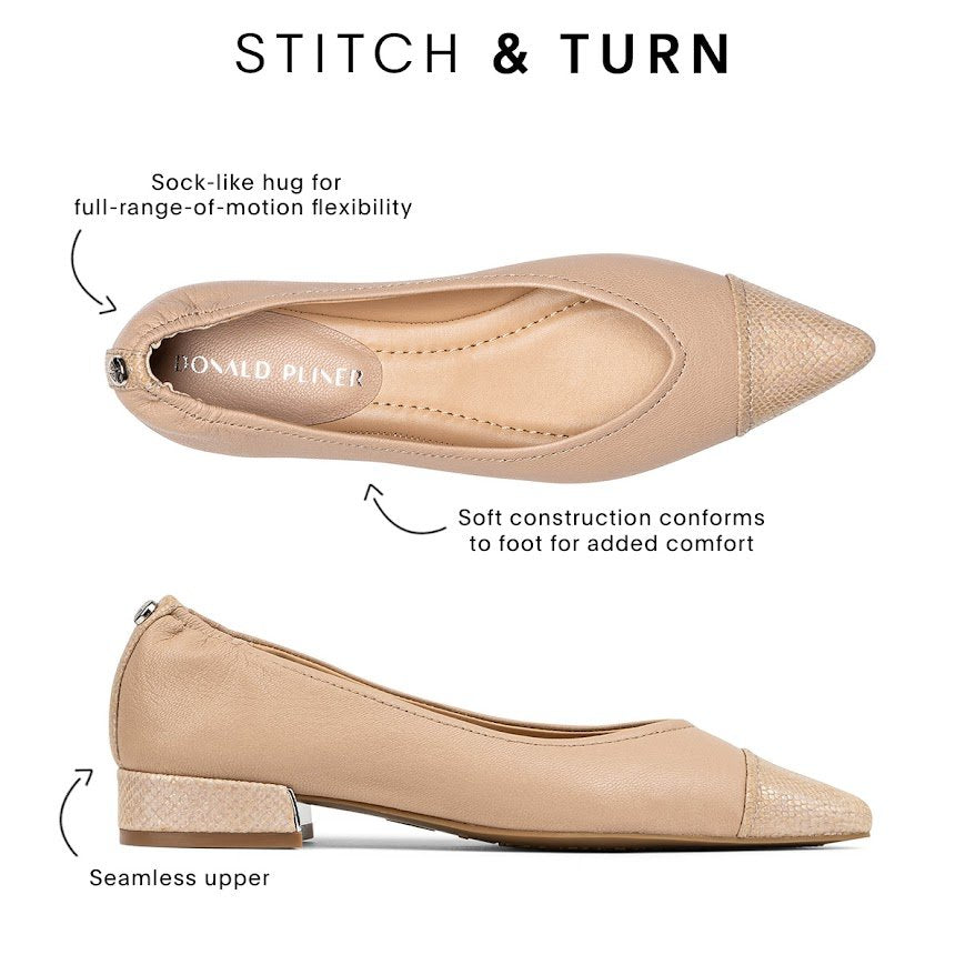 LADONNA | Women Donald Pliner Shoes Black Camel