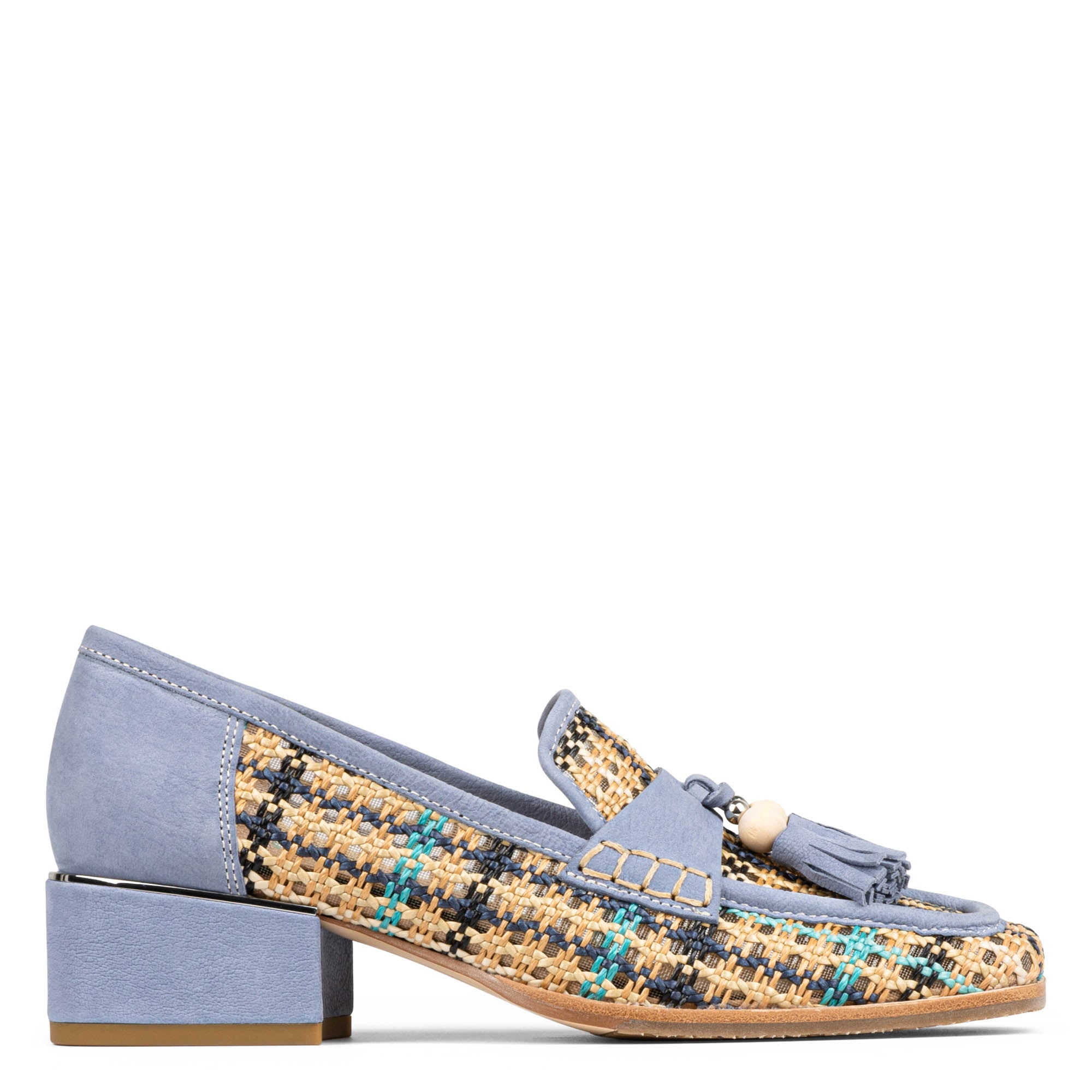 ARROYO | Women Donald Pliner Shoes Navy Multi Raffia