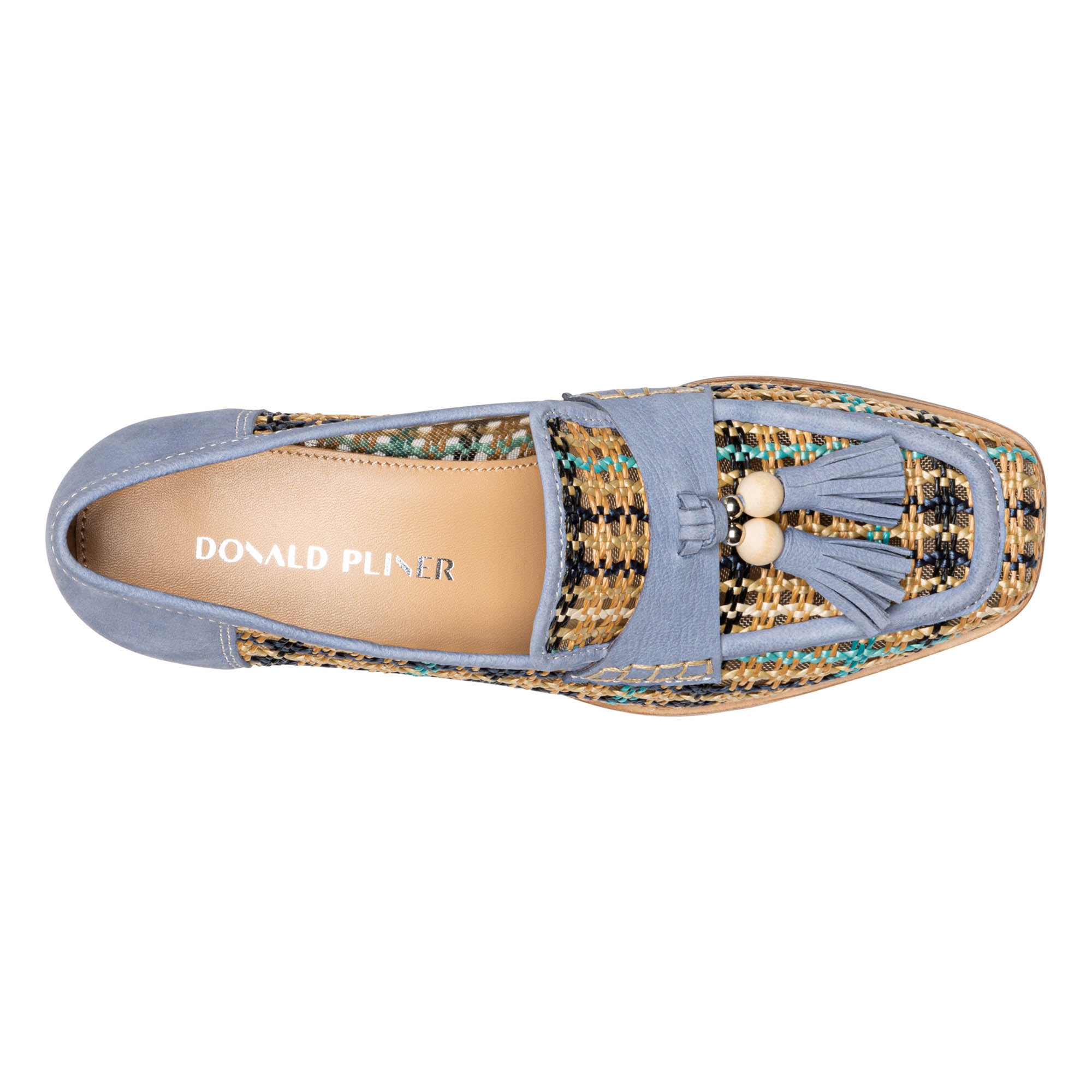 ARROYO | Women Donald Pliner Shoes Navy Multi Raffia