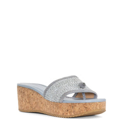 SILLI | Women Donald Pliner Shoes Denim Cork
