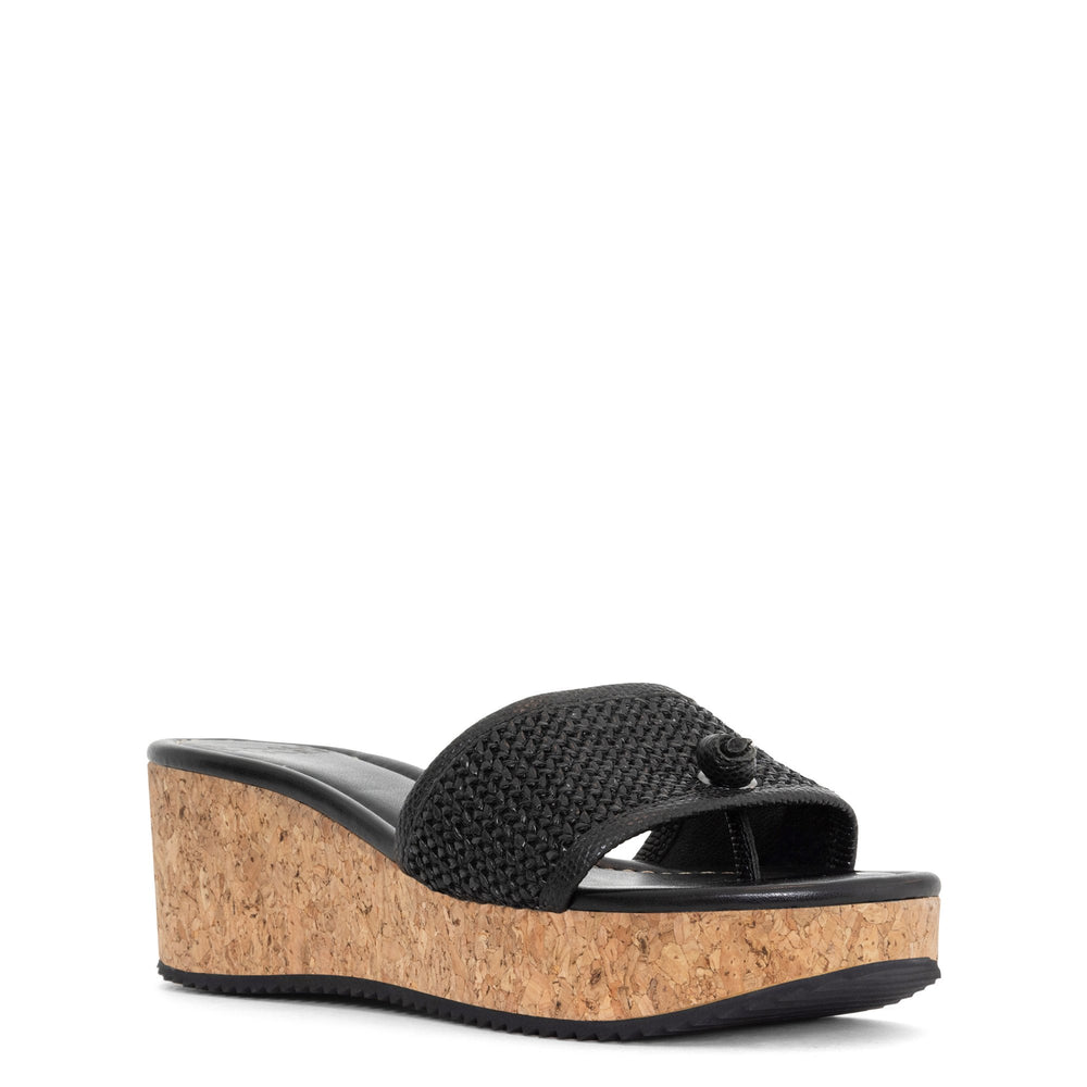 SILLI | Women Donald Pliner Shoes Black Cork