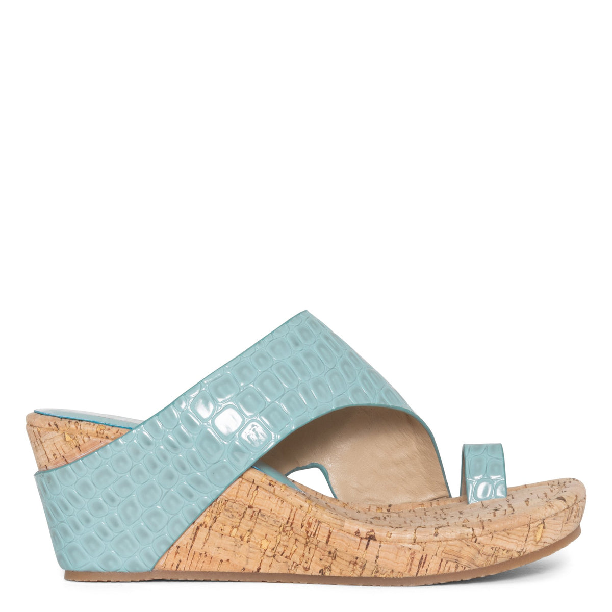 GYER | Women Donald Pliner Shoes Denim Croco