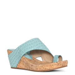 GYER | Women Donald Pliner Shoes Denim Croco