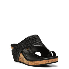 GYER | Women Donald Pliner Shoes Black Raffia