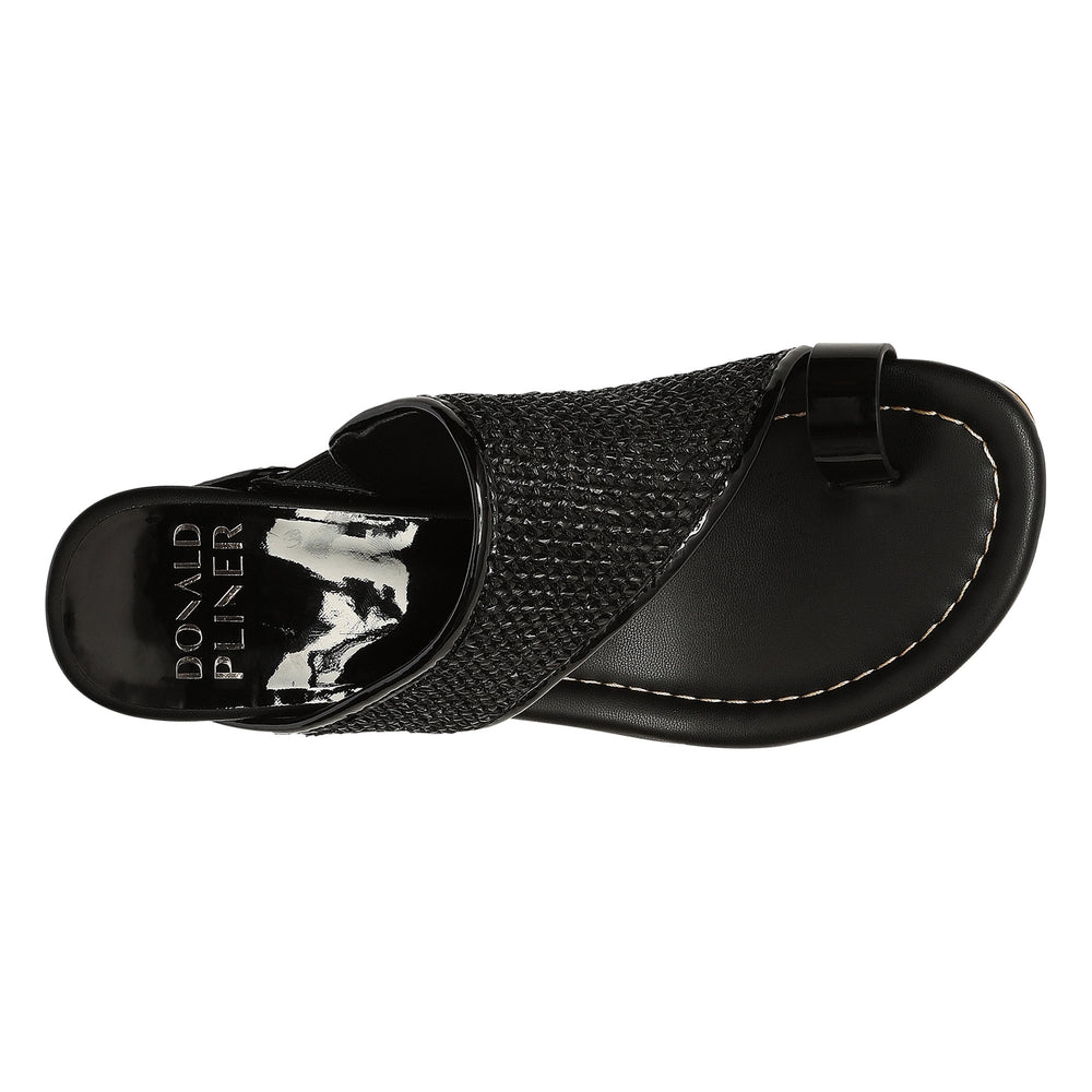 GYER | Women Donald Pliner Shoes Black Raffia