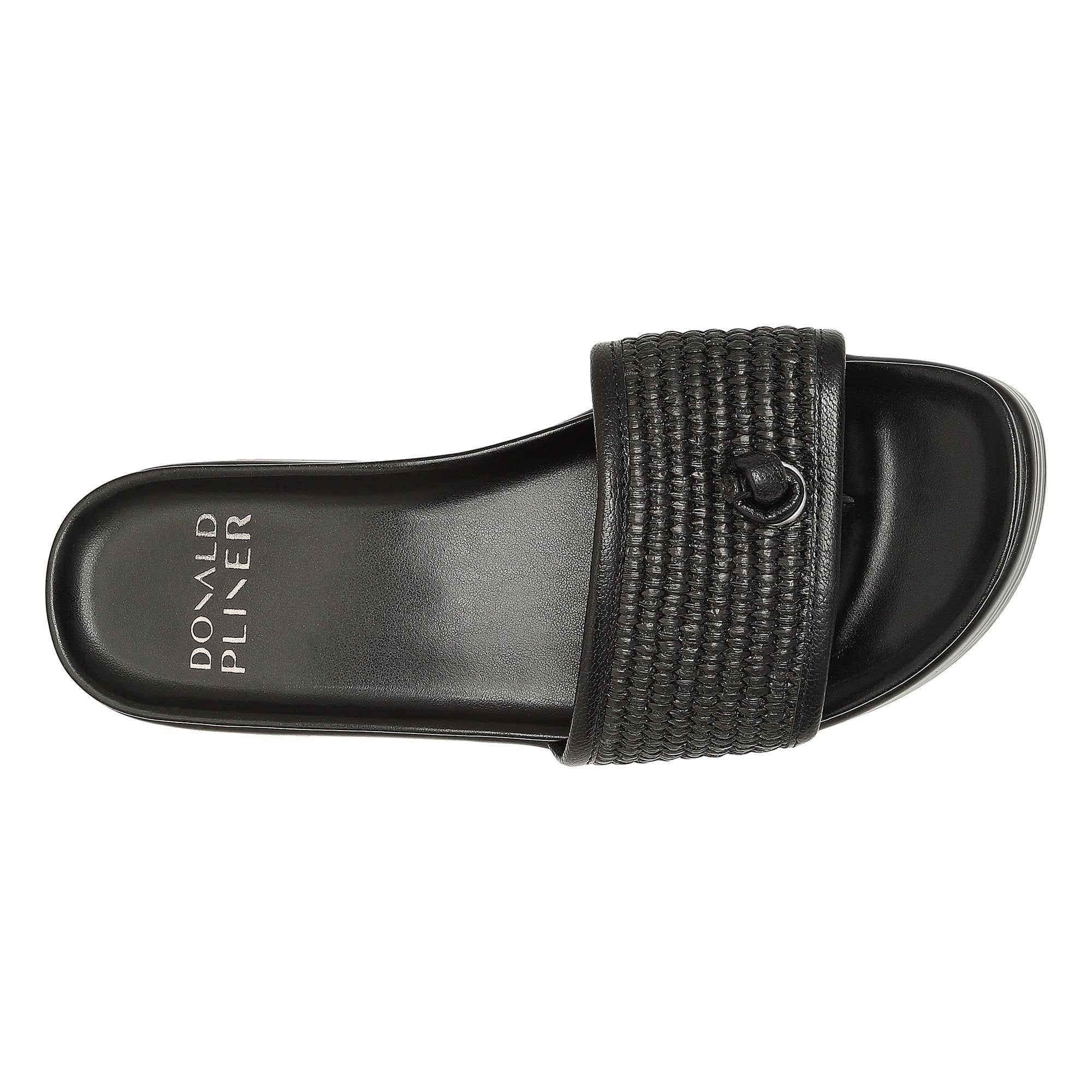 FARRAH | Women Donald Pliner Shoes Black Raffia