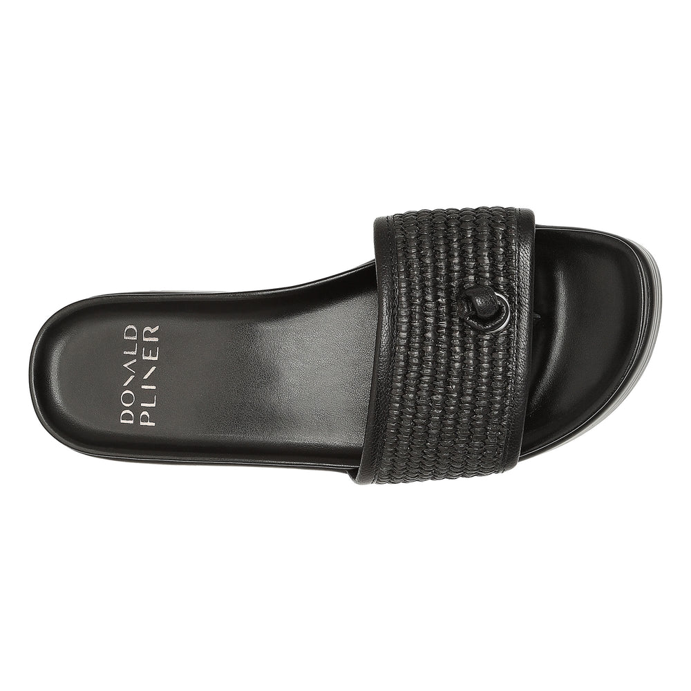 FARRAH | Women Donald Pliner Shoes Black Raffia