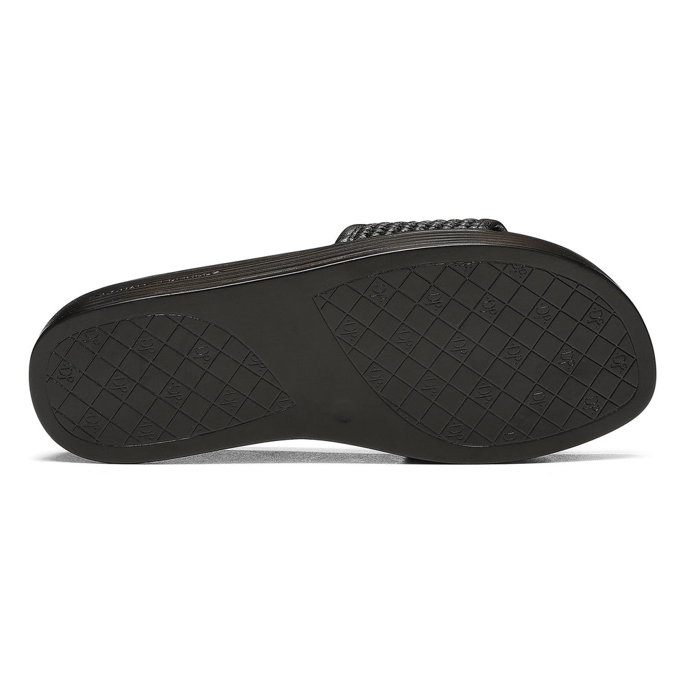 FARRAH | Women Donald Pliner Shoes Black Raffia