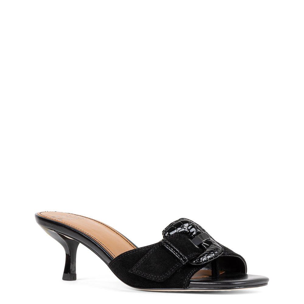 CHERRY | Women Donald Pliner Shoes Black Suede
