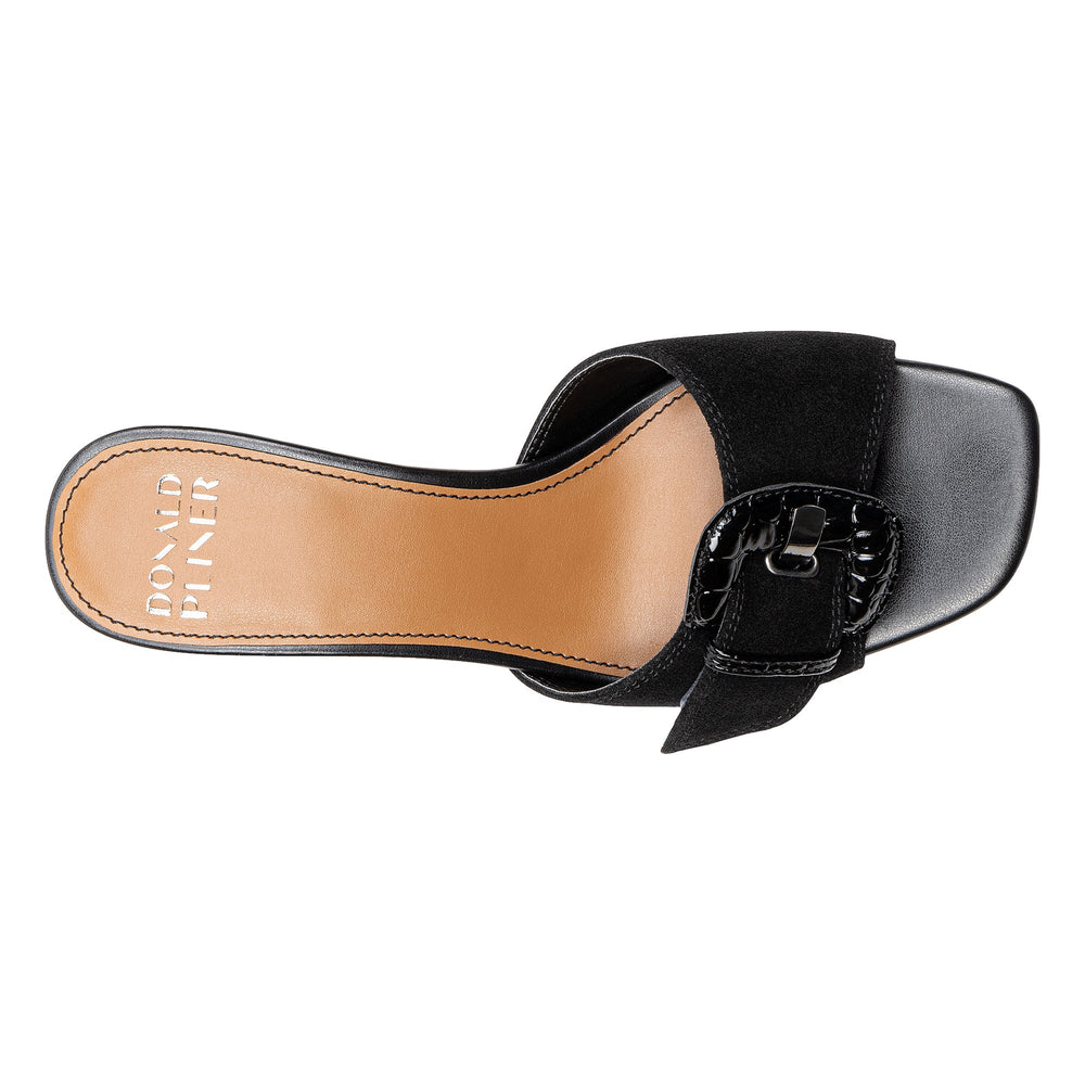CHERRY | Women Donald Pliner Shoes Black Suede