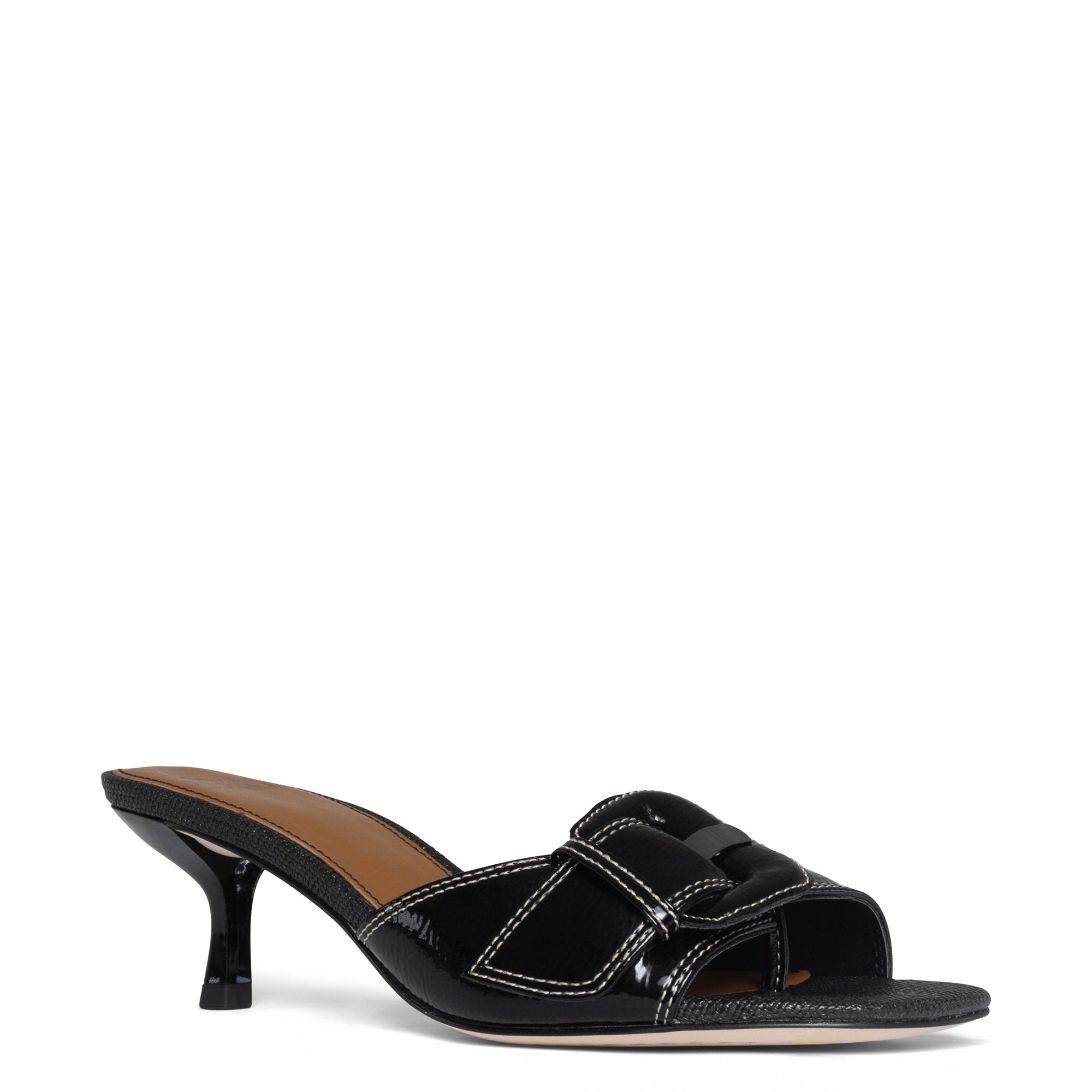 CHERRY | Women Donald Pliner Shoes Black Patent
