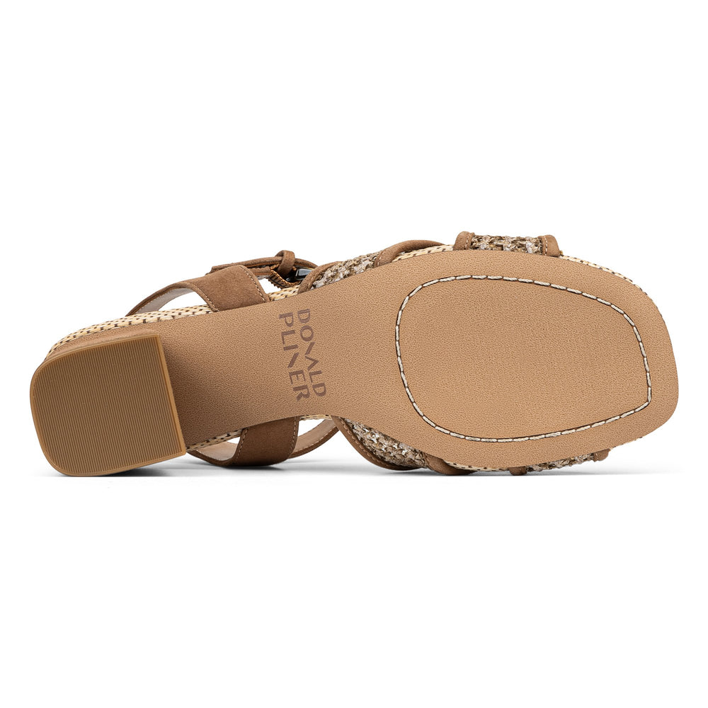 JOEL | Women Donald Pliner Shoes Tobacco Raffia
