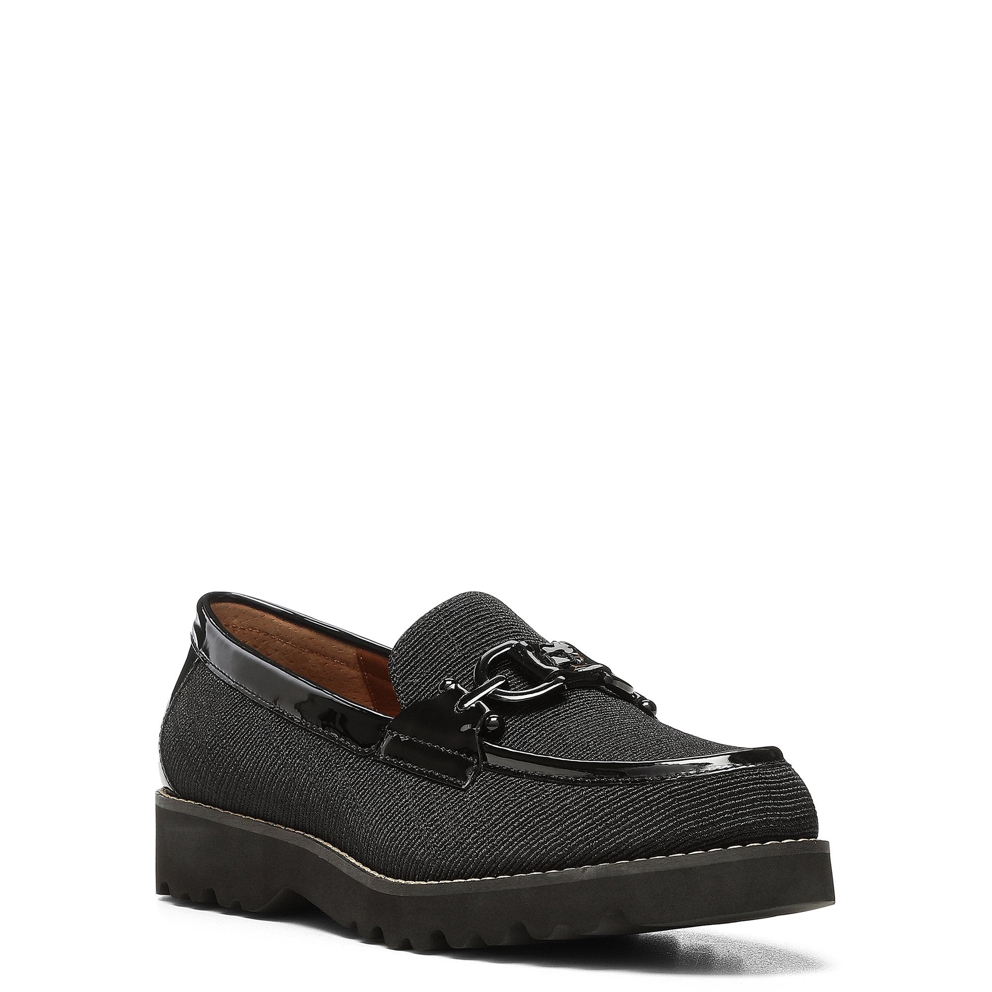 LOAFER W LUG | Women Donald Pliner Shoes Black