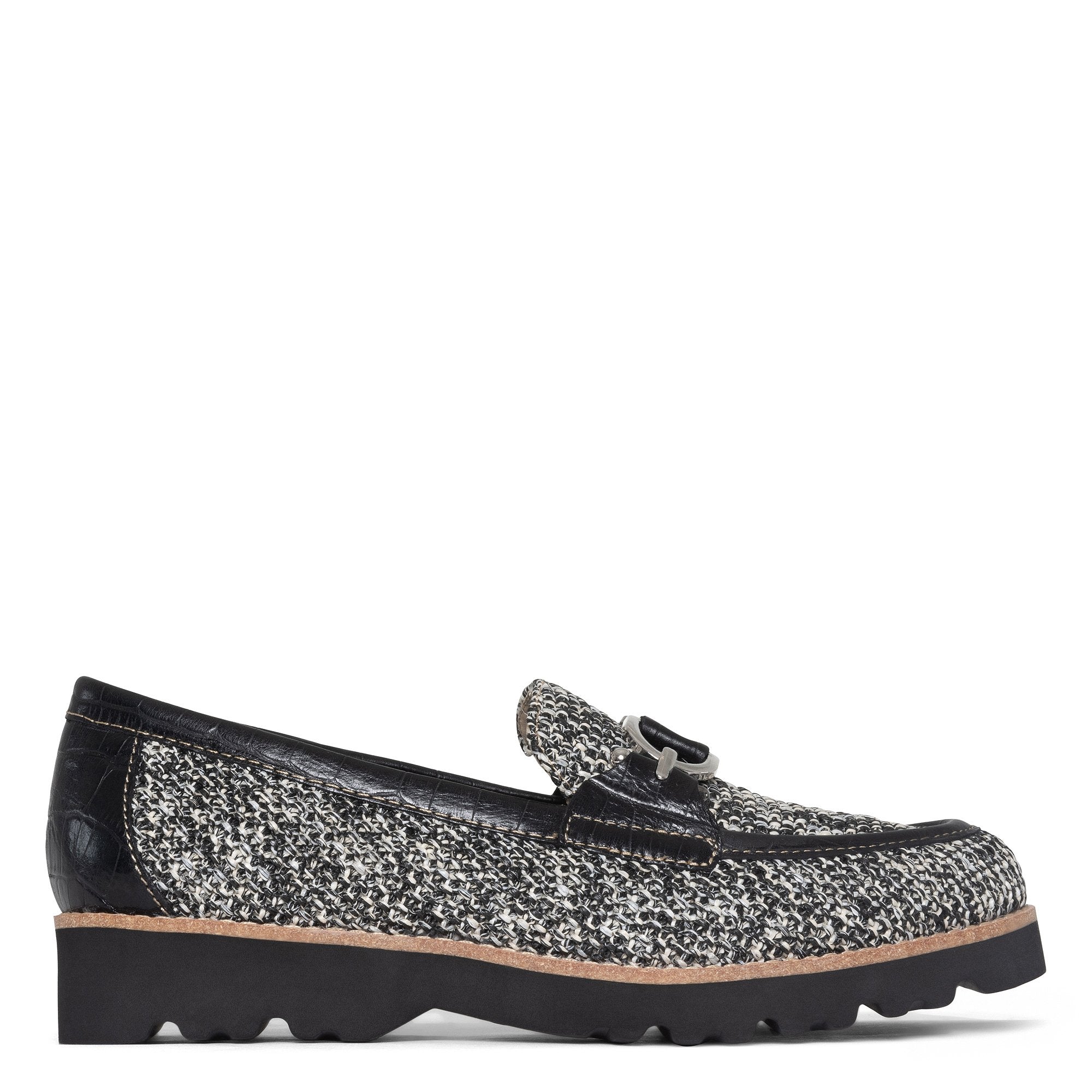 CLIO | Women Donald Pliner Shoes Black White Raffia