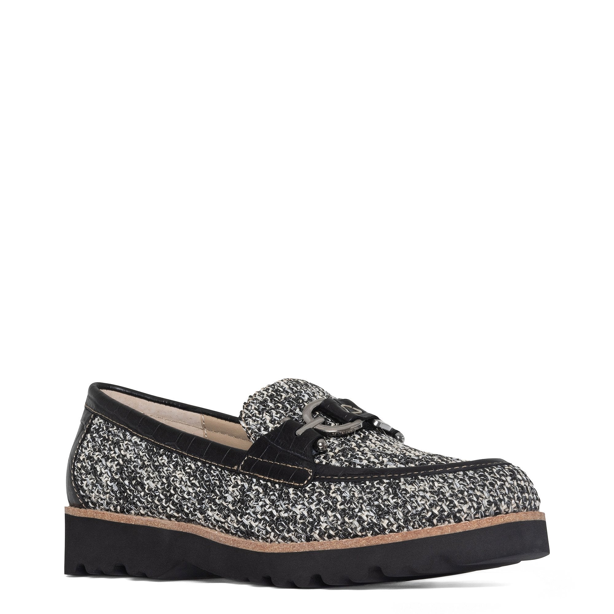CLIO | Women Donald Pliner Shoes Black White Raffia
