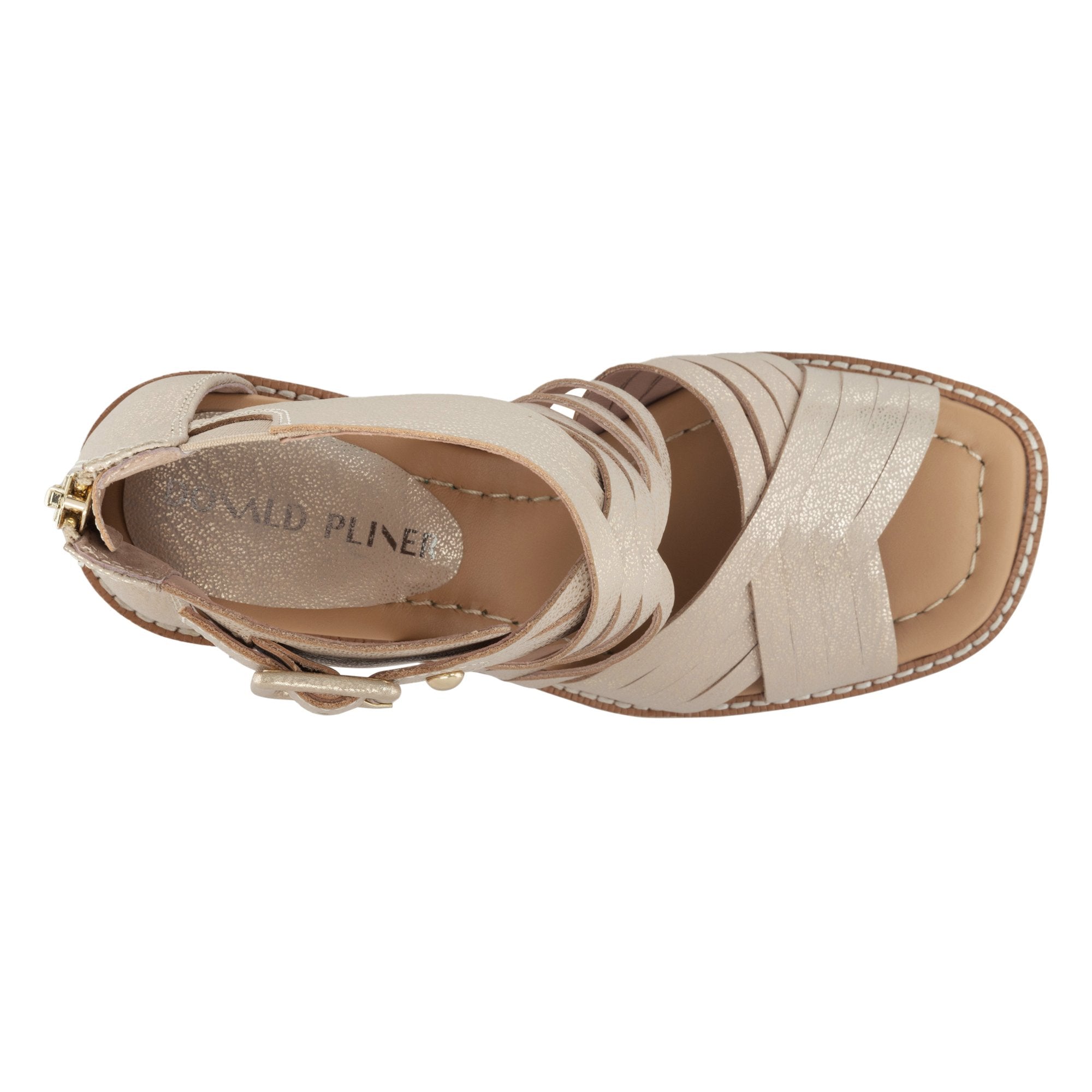JUNNAH | Women Donald Pliner Shoes Pale Gold