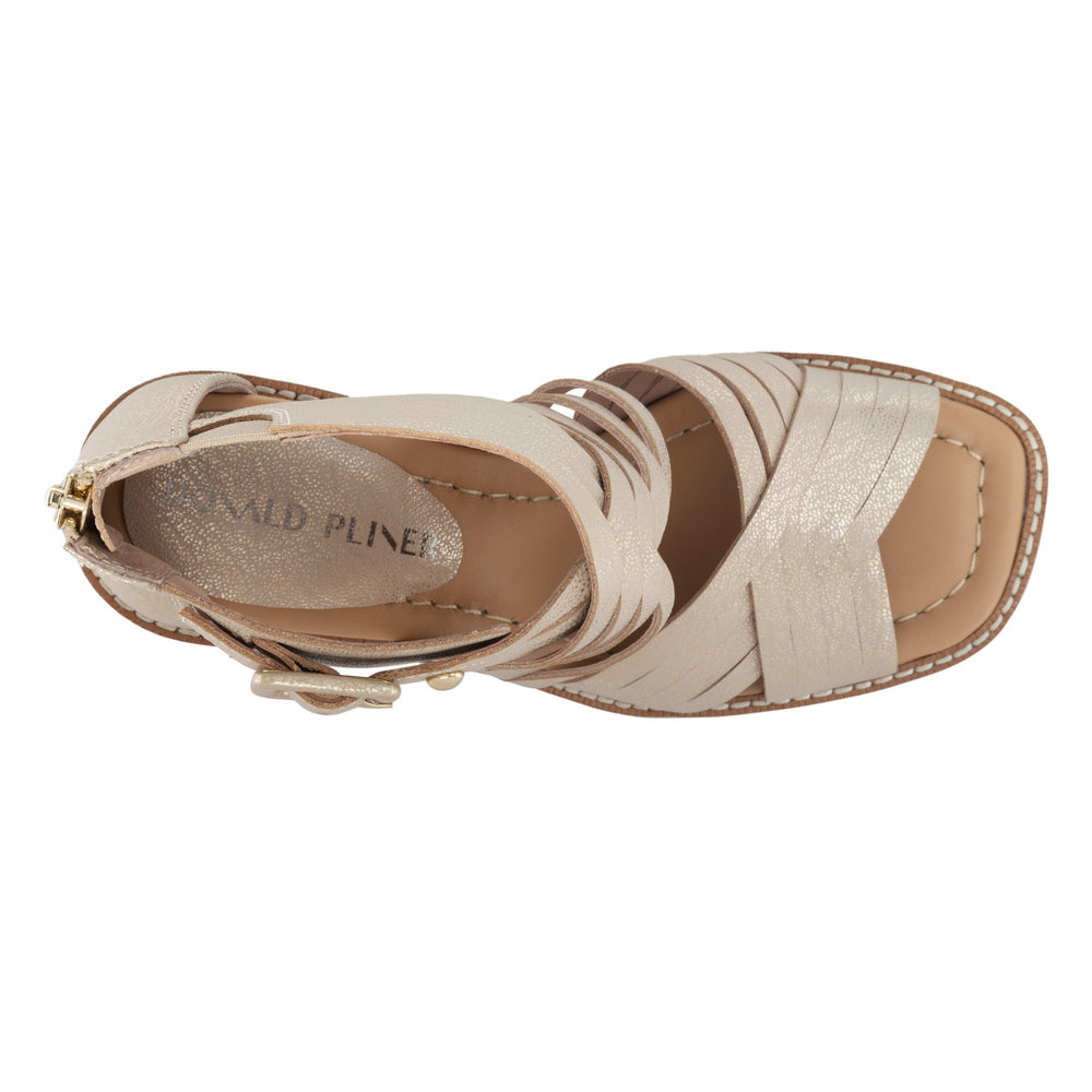 JUNNAH | Women Donald Pliner Shoes Pale Gold