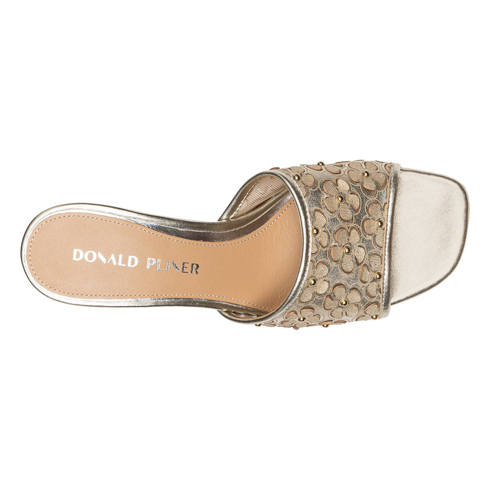 RIKKI | Women Donald Pliner Shoes Platino Floral